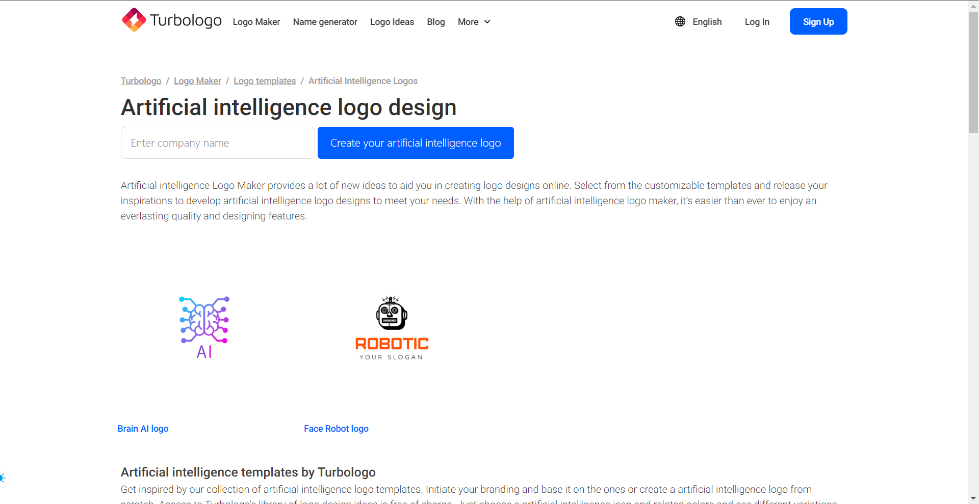 Artificial Intelligence Logo