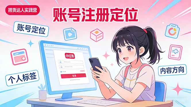 小红书带货达人实战营：手把手教你从小白到赚钱达人-安索博客网