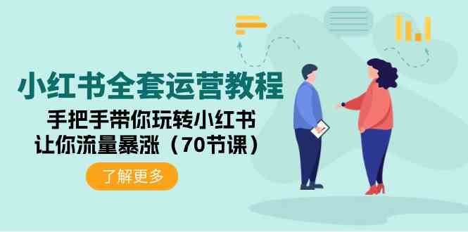 小红书玩转指南：70节课带你轻松涨粉，流量不用愁！-安索博客网