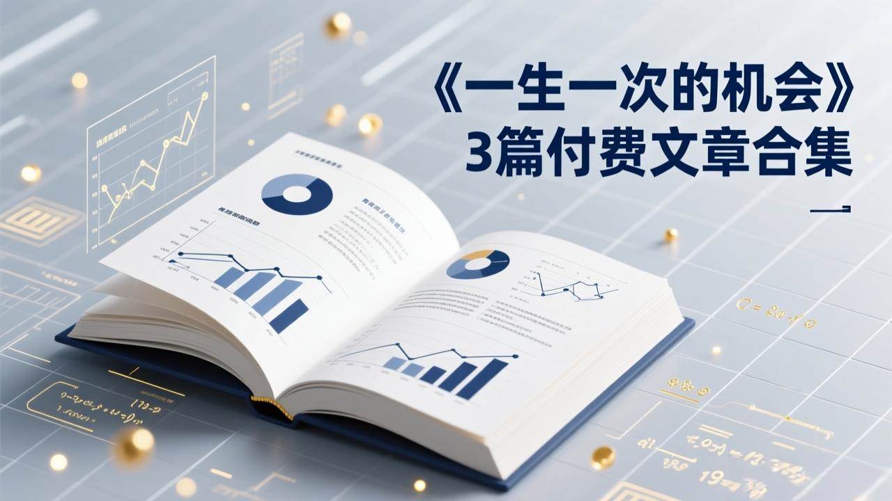 （17456期）付费文章合集《一生一次的机会》3篇，一次讲透、独家剧透的干货-安索博客网