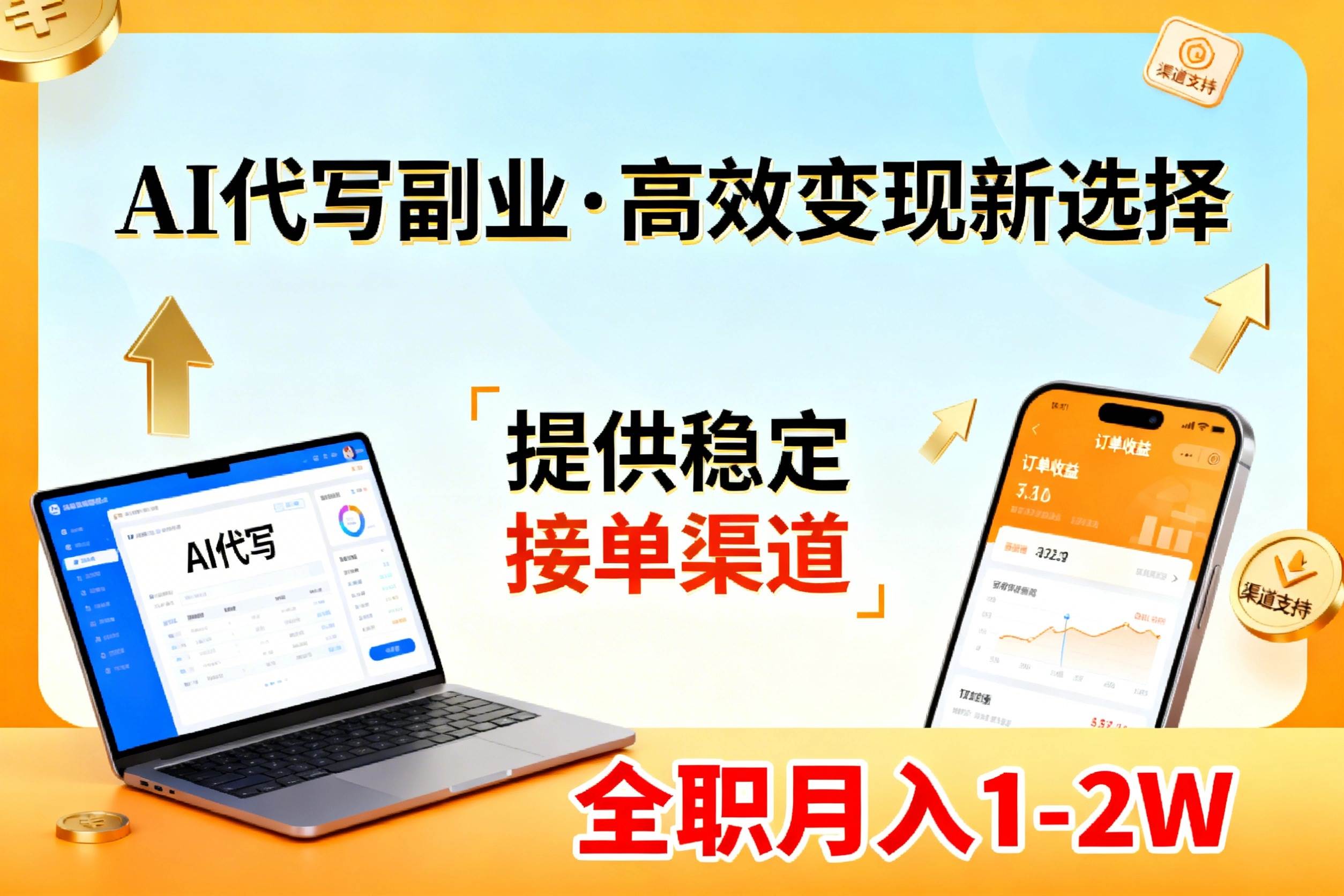 AI代写副业，轻松月入1-2W！有渠道、不失业，新手也能上手【SOP手册】-安索博客网