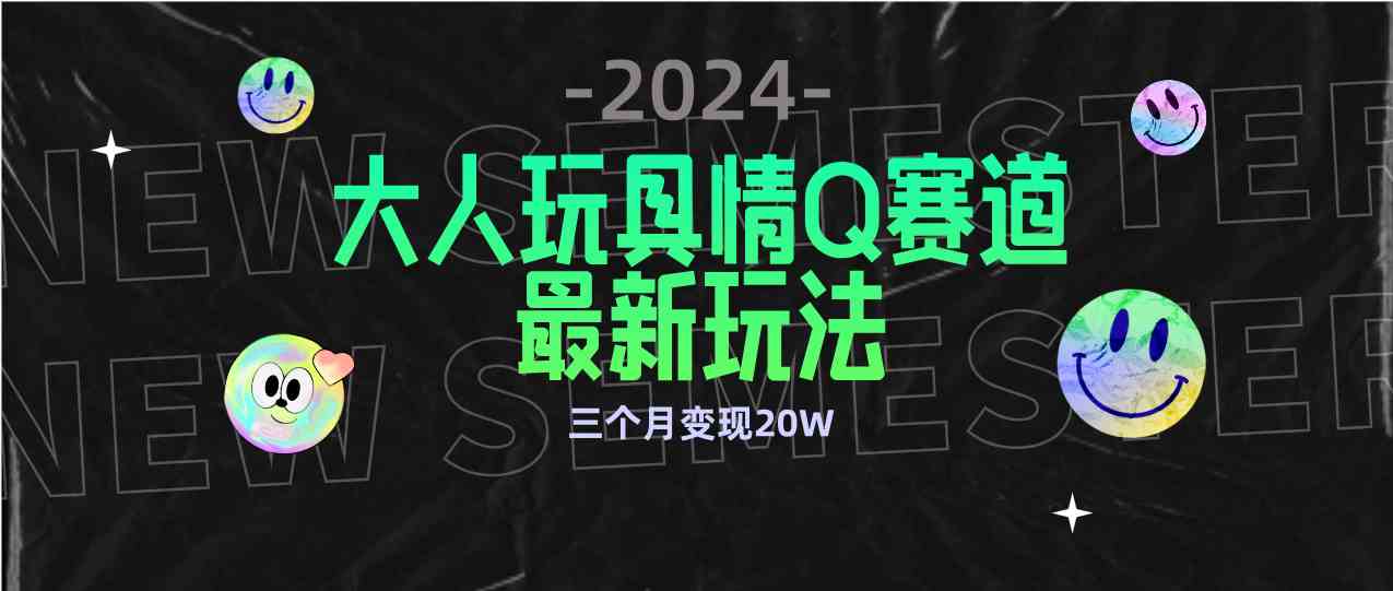 全新大人玩具玩法，零投入还能月入20万？这波操作太稳了！-安索博客网