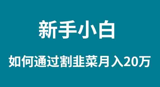 新手小白也能月入20万？揭秘“割韭菜”背后的知识付费套路-安索博客网