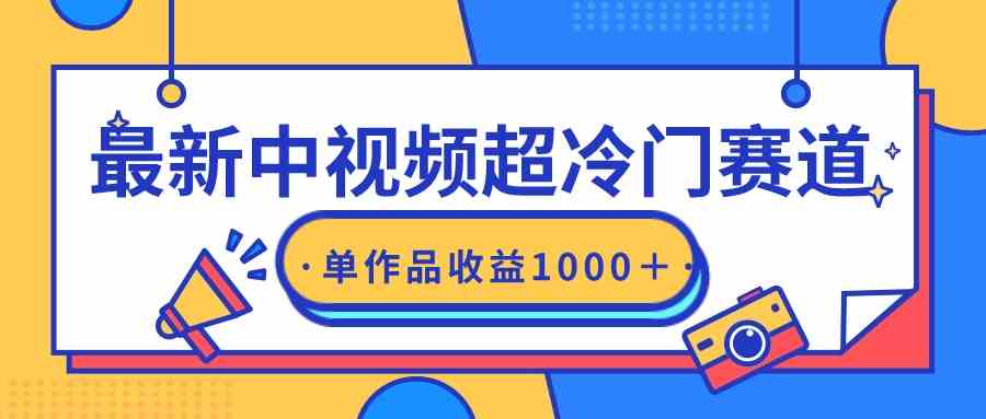 最新中视频超冷门赛道，轻松过原创，一条视频赚1000+-安索博客网