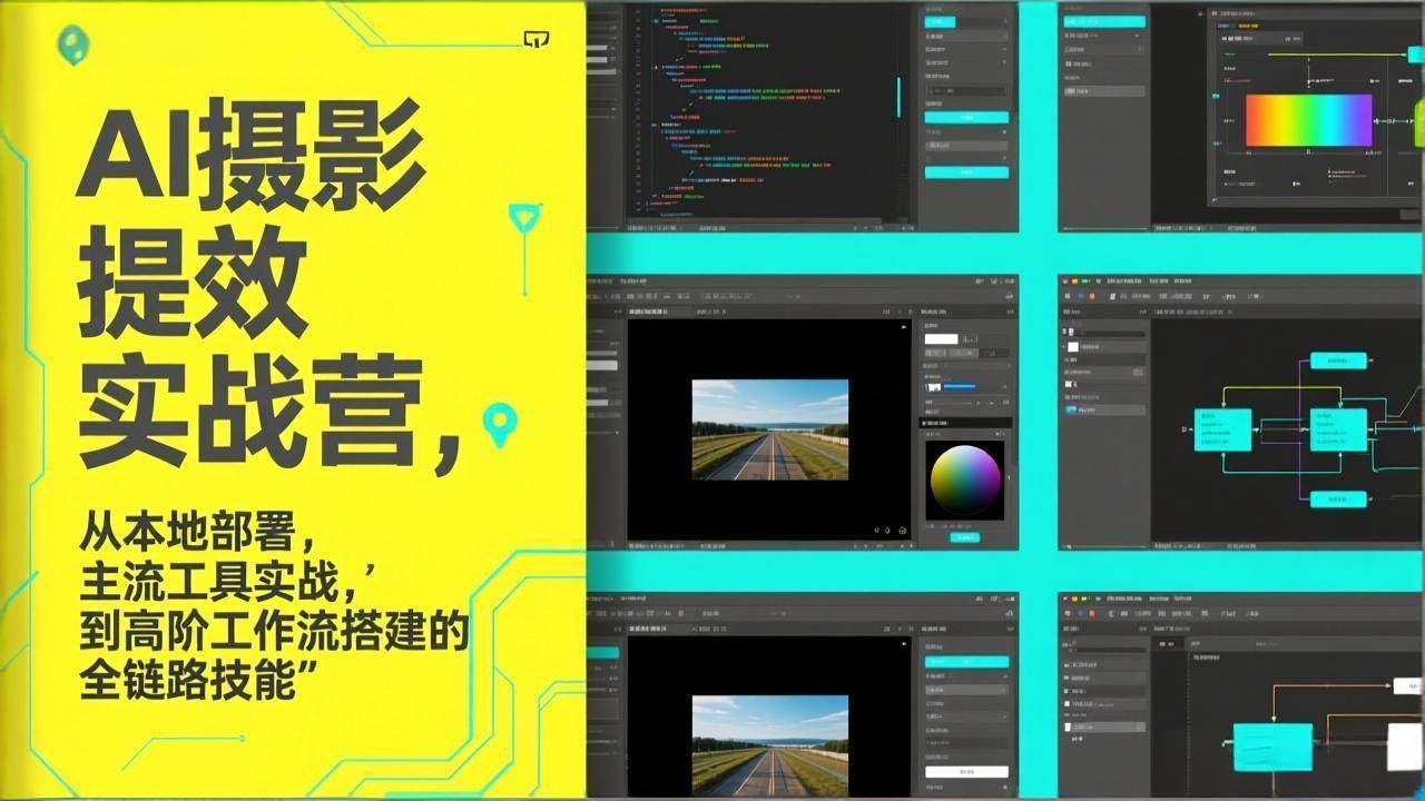 （17393期）AI+摄影提效实战营，从本地部署、主流工具实战到高阶工作流搭建，一条龙全教给你-安索博客网