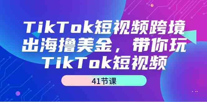 手把手教你玩转TikTok短视频，赚美金其实没那么难！（共41节）-安索博客网