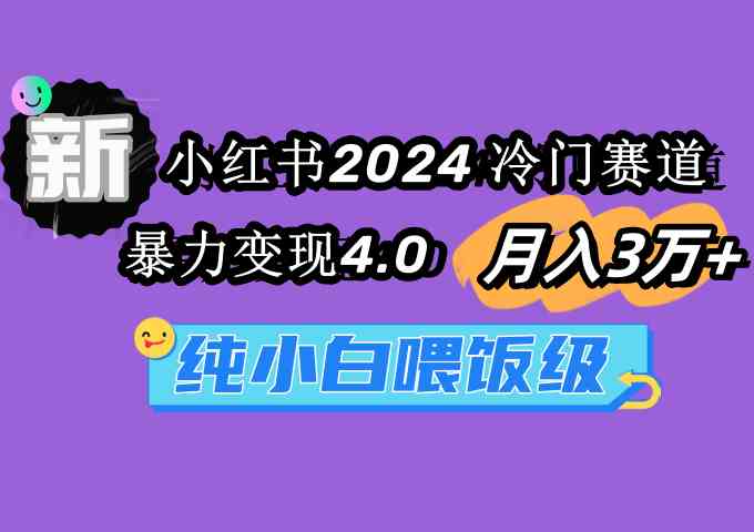 小红书2024冷门赛道 月入3万+ 轻松变现4.0 小白也能上手-安索博客网