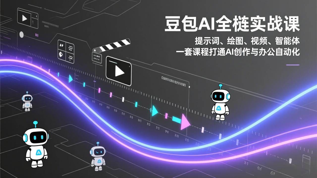 （17385期）豆包AI全栈实战课：提示词、绘图、视频、智能体，一套课搞定AI创作和办公自动化-安索博客网