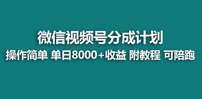 【蓝海项目】视频号分成新玩法，一天赚8000+，手把手教程来了，2024年最新…-安索博客网