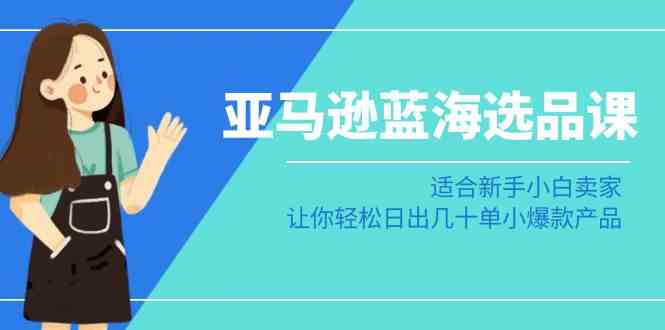亚马逊蓝海选品课：新手小白也能轻松做出日销几十单的小爆款-安索博客网