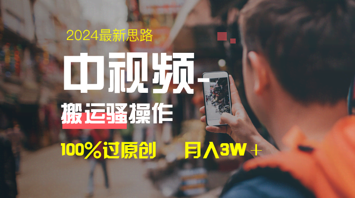中视频新搞法，双重去重轻松过原创，一键发多平台赚钱，简单到不用动脑，日赚1000+-安索博客网