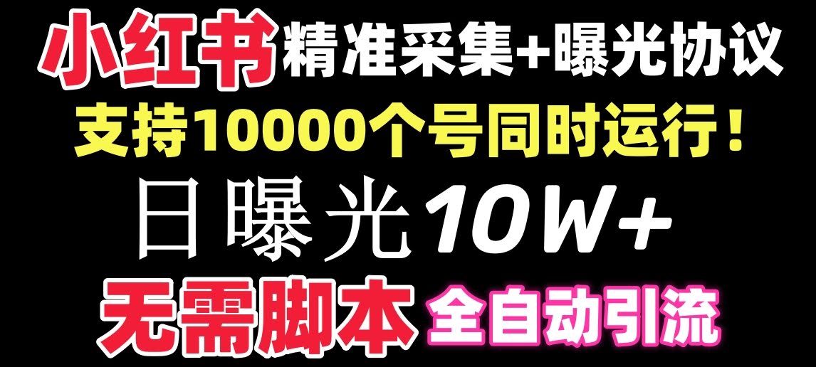 【8662期】价值10万的小红书全自动采集+引流神器！不用手机，一台电脑搞定1万账号-安索博客网