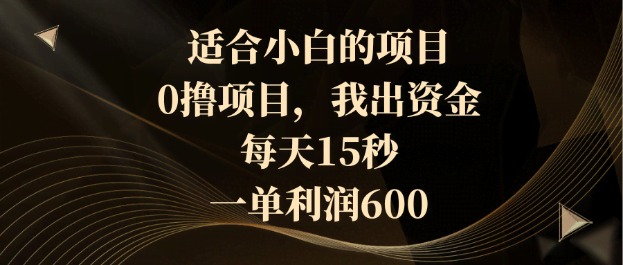 《小白也能玩！零成本撸茅台，我出钱你动手，每天15秒赚600块》-安索博客网