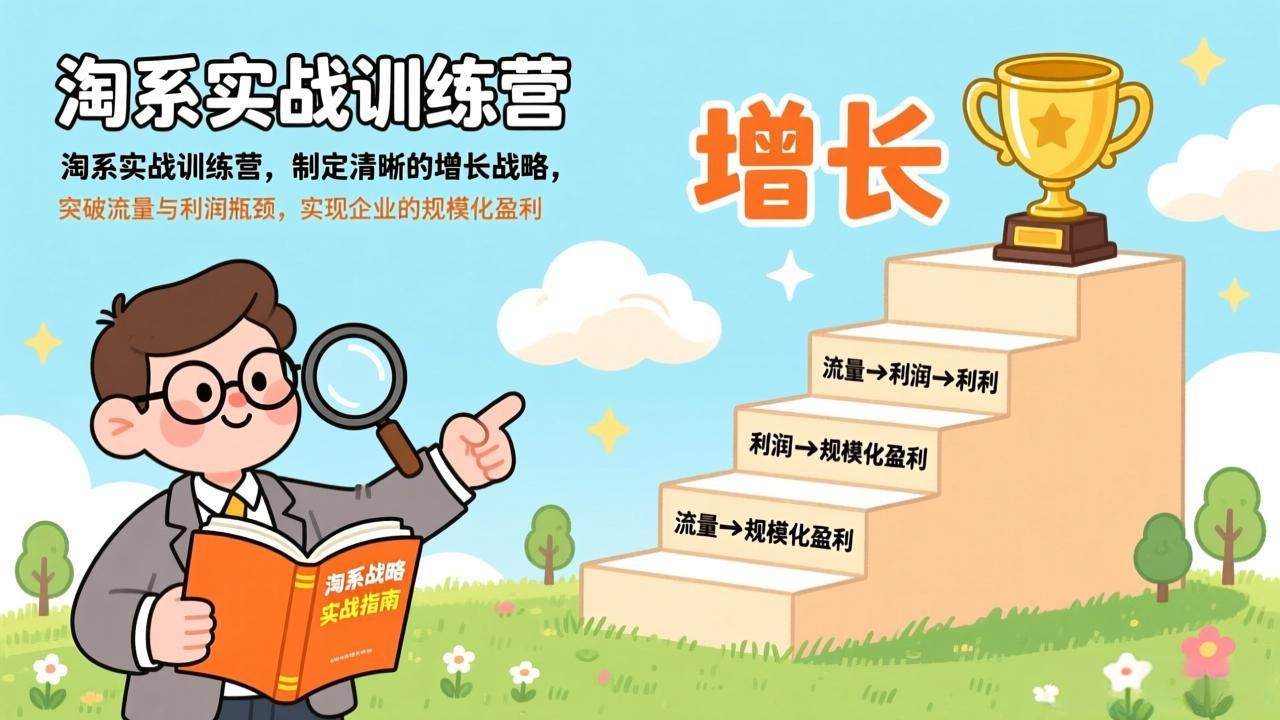 淘系实战训练营（更新版）：教你从小白到亿级大佬，轻松突破流量和利润瓶颈，实现规模化赚钱！-安索博客网