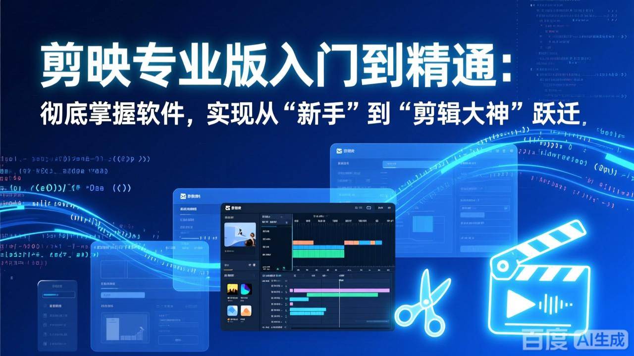 （17321期）剪映专业版从入门到玩转：搞定软件，让你从“小白”秒变“剪辑大神”-安索博客网