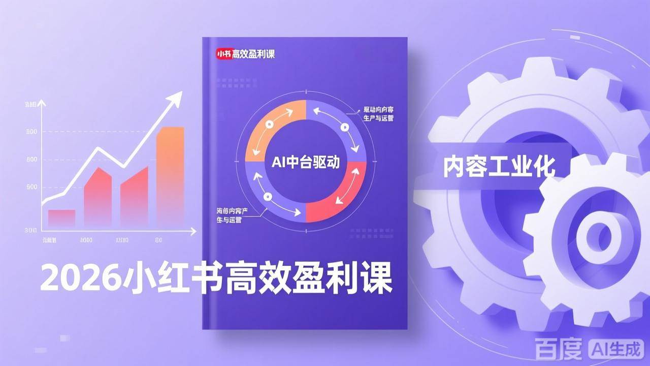 2026小红书赚钱课，用4-5个人就能干出千万业绩-安索博客网