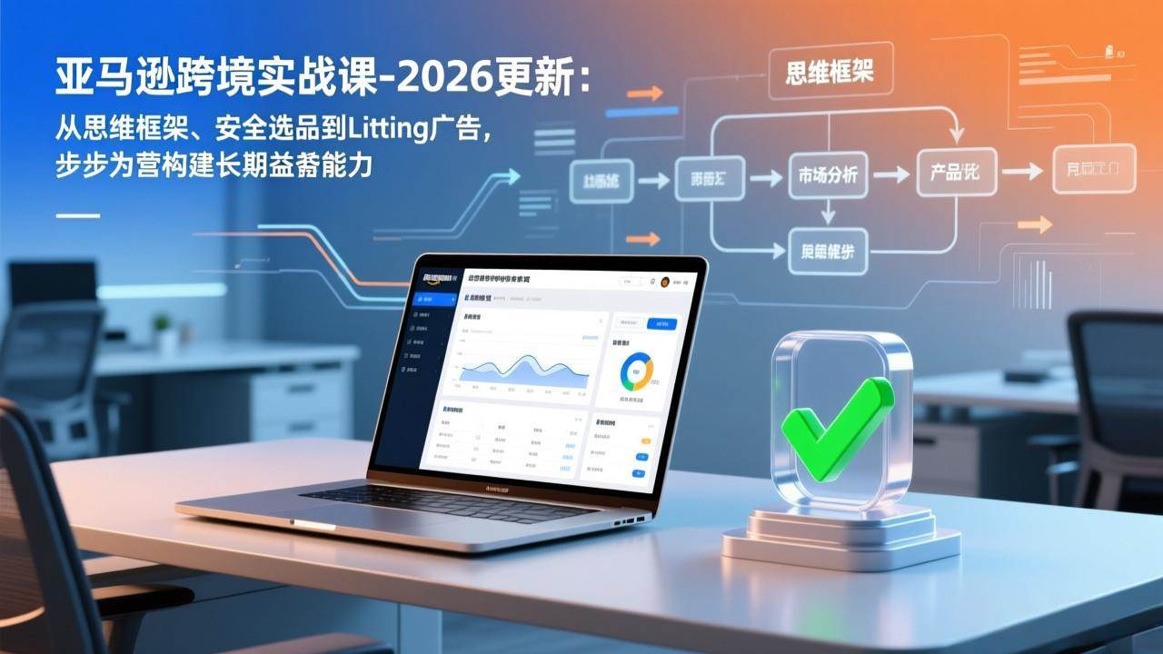 亚马逊跨境实战课（2026版）：从思维到选品、Listing和广告，教你一步步打造长期赚钱的店铺-安索博客网