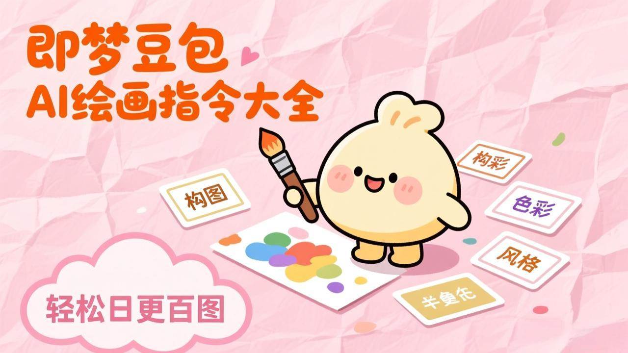 即梦豆包AI绘画指令大全：海量关键词一键复制，出图快10倍，每天轻松画百张-安索博客网