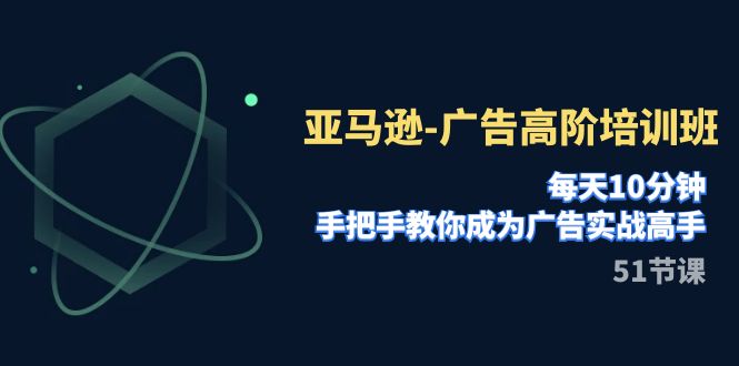 （7739期）亚马逊广告高阶班：每天10分钟，手把手带你成为广告实战高手（51节）-安索博客网