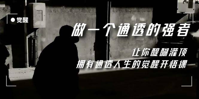 觉醒：做个通透的强者，活出清醒人生，掌握牛人都在用的秘密-安索博客网