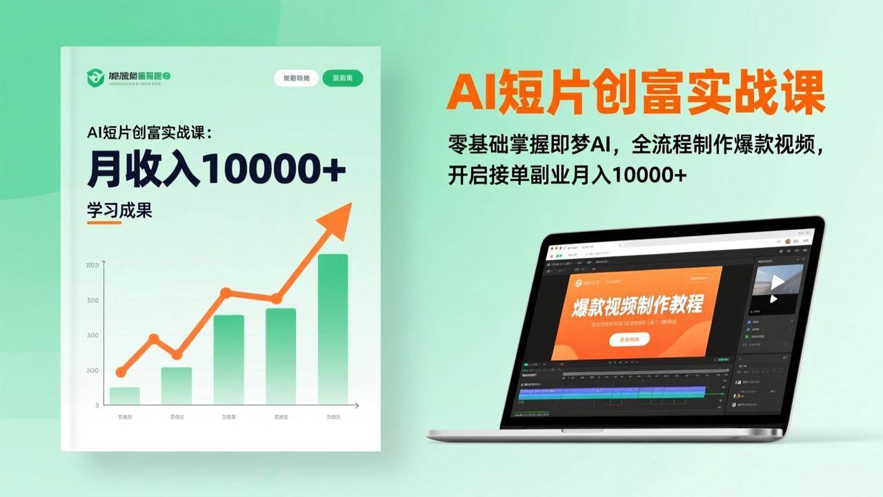 零基础也能玩转AI短片！手把手教你做出爆款视频，接单月入过万不是梦（更新版）-安索博客网