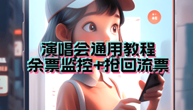 （7007期）演唱会通用_余票监控+抢回流票（教程+软件）-安索博客网