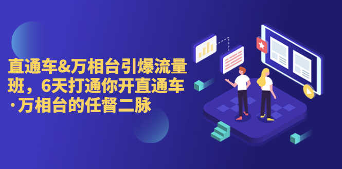 （6757期）直通车+万相台引爆流量班，6天打通你开直通车·万相台的任督 二脉-安索博客网