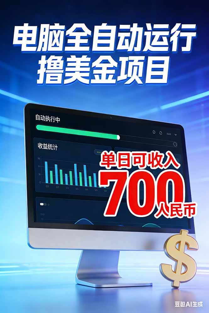 （17169期）2026年电脑全自动赚美金项目，一台电脑日赚700+-安索博客网