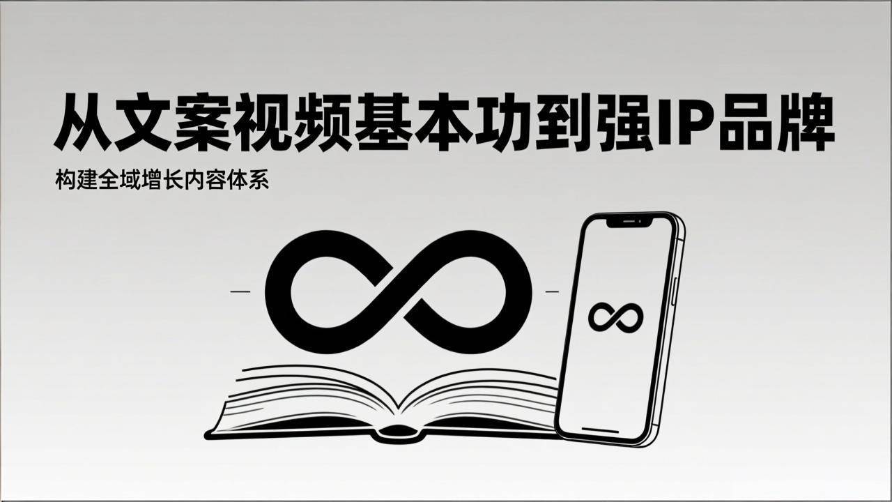 2026内容获客系统课：从文案视频基本功到强IP品牌，打造全域增长内容体系-安索博客网
