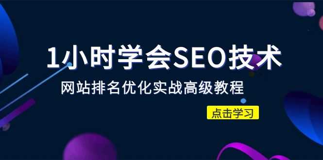 （6501期）1小时学会SEO技术 网站排名优化实战高级教程-秒杀市面95%收费几千的SEO教程-安索博客网