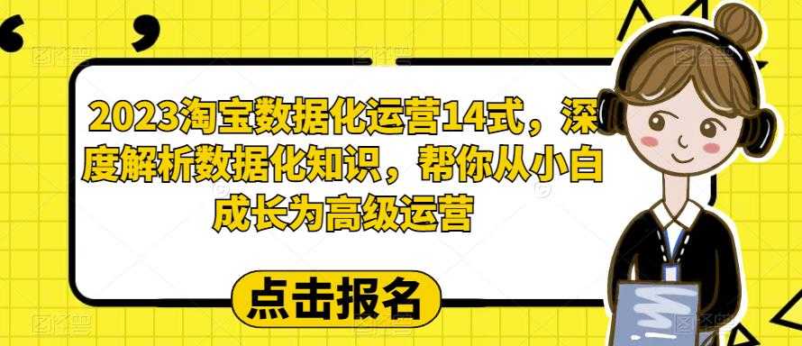 （6475期）2023淘宝数据化-运营 14式，深度解析数据化知识，帮你从小白成长为高级运营-安索博客网