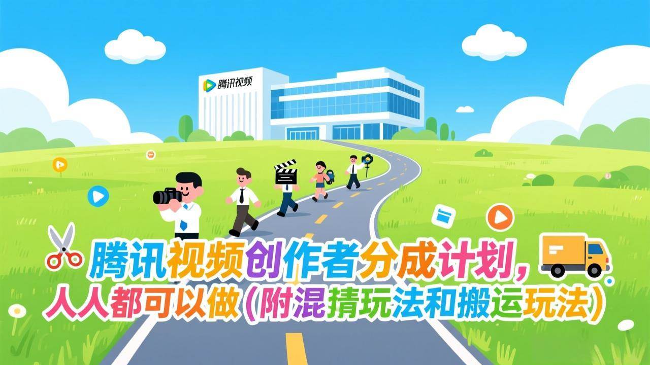 腾讯视频创作者分成计划，小白也能轻松上手（混剪和搬运技巧都给你）-安索博客网