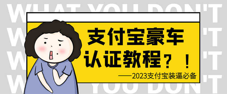（6303期）支付宝豪车认证教程 倒卖教程 轻松日入300+ 还有助于提升芝麻分-安索博客网