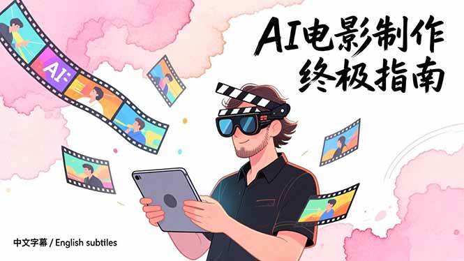 （17130期）AI电影制作终极指南：从灵感到成片，手把手玩转智能影视全流程（中英字幕）-安索博客网