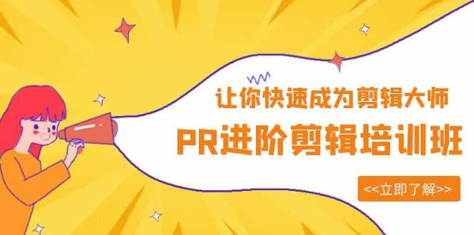 （6131期）PR进阶剪辑培训班，让你快速成为剪辑大师 12节视频课程+素材！-安索博客网