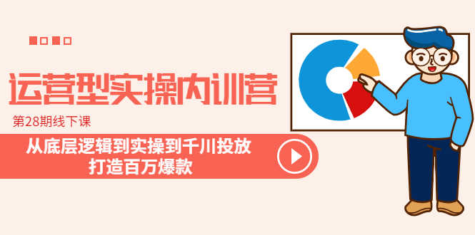 （6067期）运营型实操内训营-第28期线下课 从底层逻辑到实操到千川投放 打造百万爆款-安索博客网