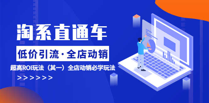 （5954期）淘系直通车《低价·引流 全店·动销》超高ROI玩法（其一）全店动销必学玩法-安索博客网