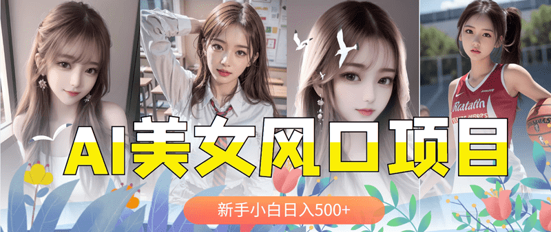 （5880期）AI美女号，涨千粉万粉号，日入500+-安索博客网
