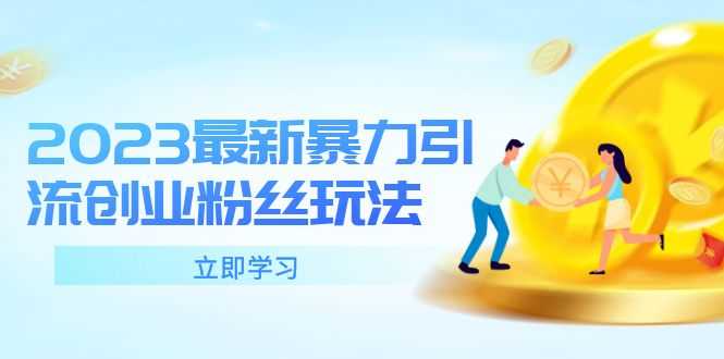 （5845期）2023最新暴力引流创业粉丝玩法，单日被动引流50+创业粉-安索博客网
