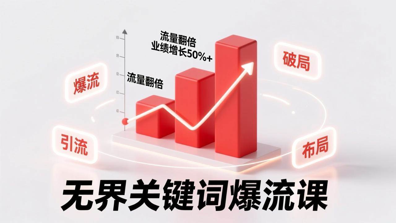 无界关键词爆流课，让流量翻倍、业绩涨50%+！-安索博客网