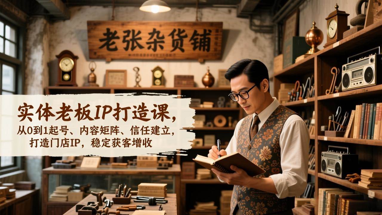 实体老板搞IP，学会这招，客源自己找上门-安索博客网