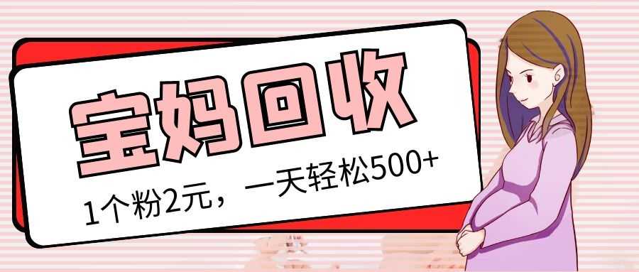 （5169期）最新宝妈粉回收变现计划及胎教音乐高端变现玩法全套教程！（非老玩法）-安索博客网
