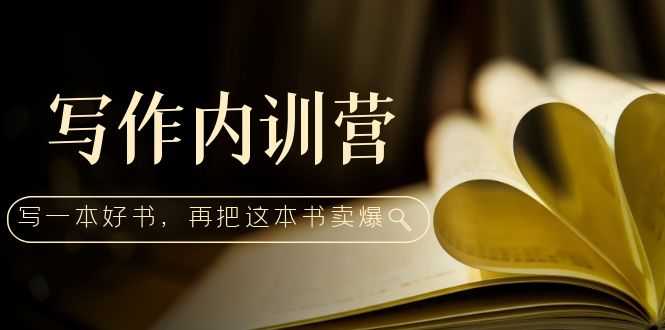 （5014期）写作内训营：百万级大佬教你如何写一本好书，再把这本书卖爆！-安索博客网
