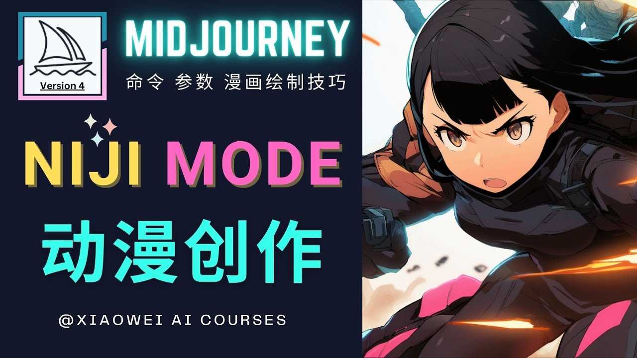 （4901期）使用Midjourney的Niji模式，绘制专业级的动漫作品，多重风格可选-安索博客网