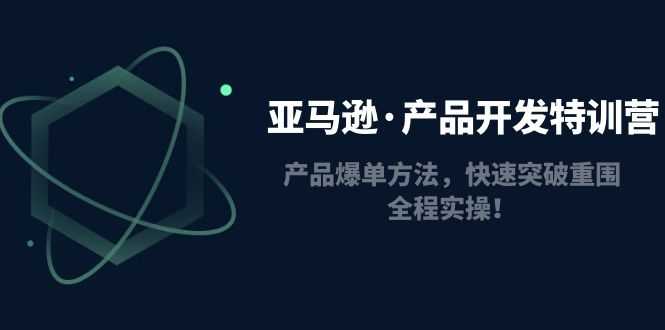 （4882期）亚马逊·产品开发特训营：产品爆单方法，快速突破重围，全程实操！-安索博客网