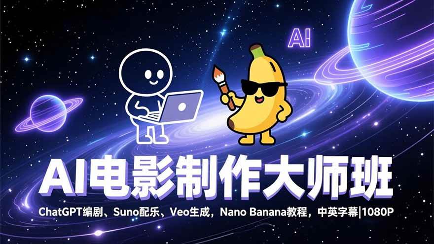 AI电影速成班：用ChatGPT、Suno、Veo这些免费工具，轻松搞定短视频爆款-安索博客网