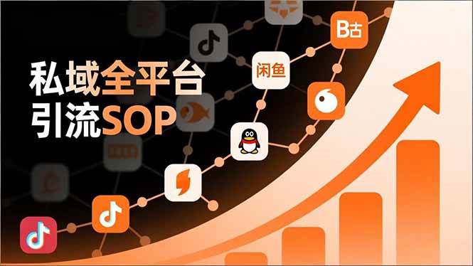 （16994期）手把手教你私域全平台引流，抖音/快手/小红书/微信/QQ/B站/闲鱼全搞定，轻松把公域流量变成自己的宝藏-安索博客网