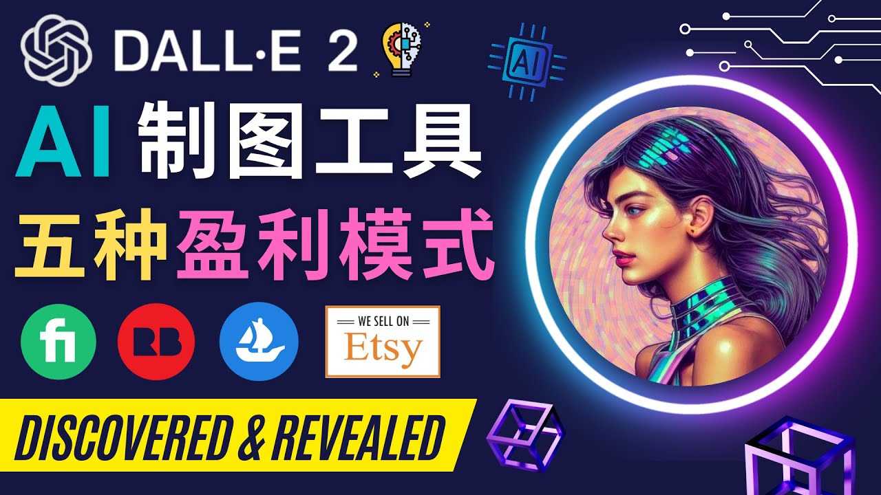 （4548期）利用Ai绘图工具DALL E 2赚钱的5种途径  DALL E 2的注册流程和使用方-安索博客网