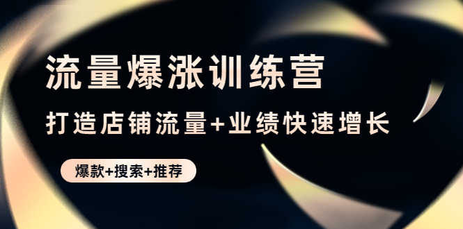 （4487期）流量爆涨训练营：打造店铺流量+业绩快速增长 (爆款+搜索+推荐)-安索博客网