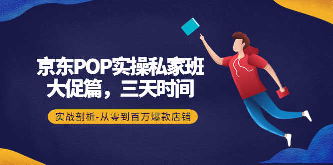 （4258期）京东POP实操私家班：大促篇，3天时间，实战剖析-从零到百万爆款店铺-安索博客网